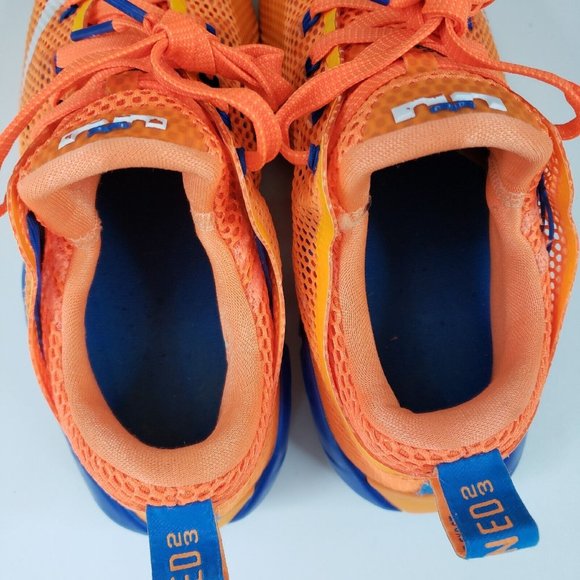 Nike LeBron 12 Low GS 'Cavs Classic' Bright Citrus Size: 5Y (Womens Size: 6.5) - Picture 12 of 14